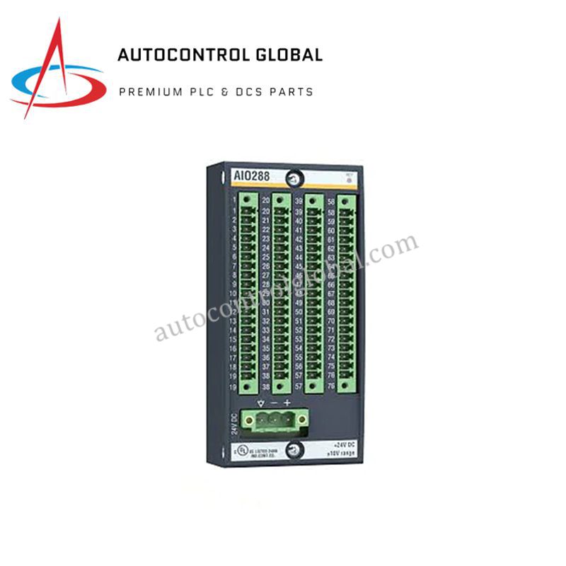 AIO288 Analog Input/Output Module by Bachmann | DIN Rail Mount