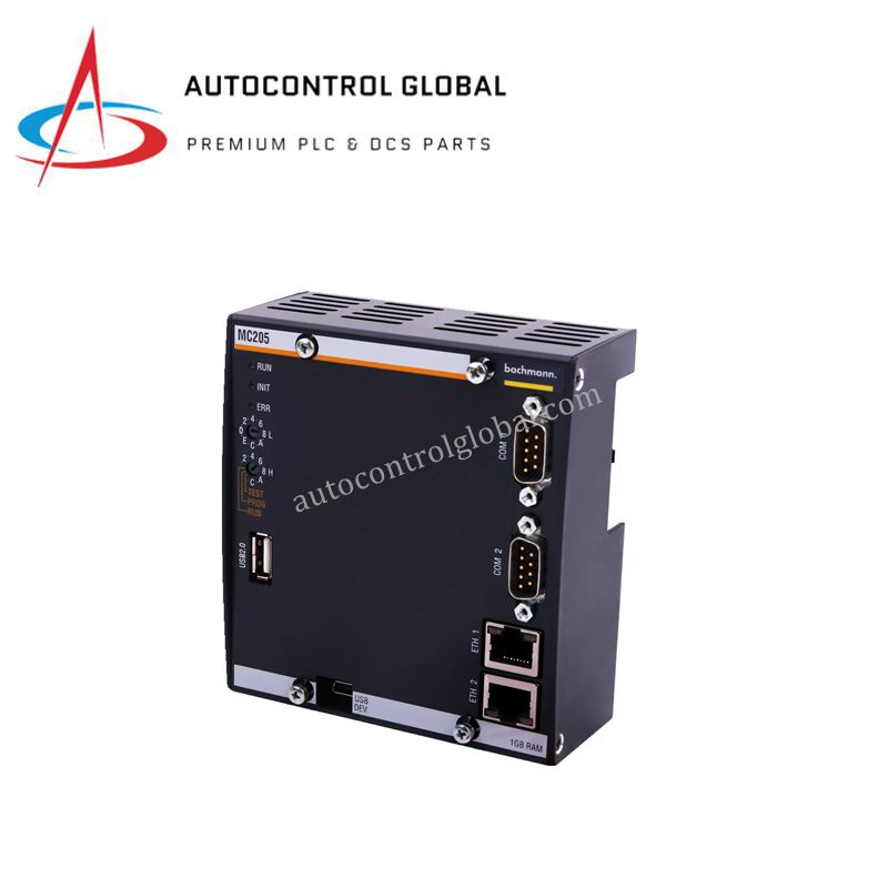 Bachmann MC205 | 1GHz CPU Module with Ethernet Support – AutoControl Global
