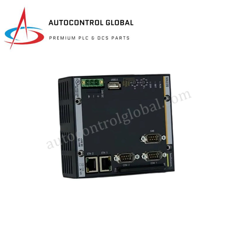 MX220/2G | Bachmann | 2-Module breite PLC-CPU mit Netzteil