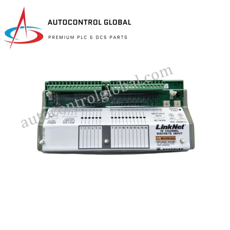 Woodward 9905-971 Rev(L) | Pengontrol Input Diskrit Pemasangan Rel DIN