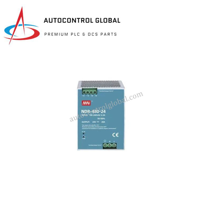 MEAN WELL NDR-480-24 | AC-DC DIN Rail Power Converter