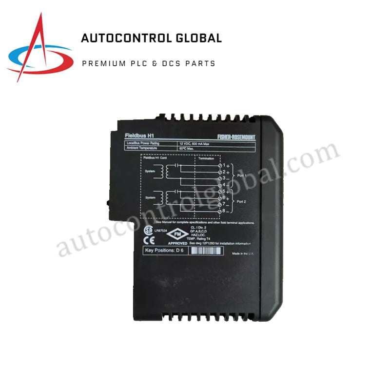 KJ3004X1-BA1 | Emerson | Modül Fieldbus H1 Kartı