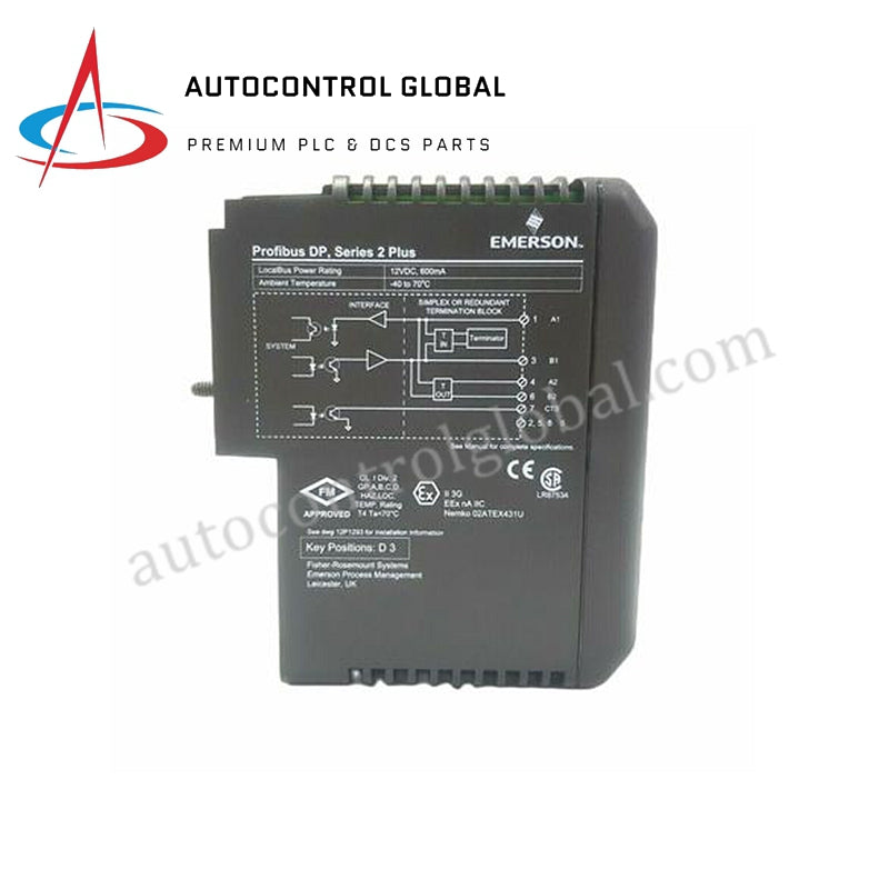 KJ3243X1-BB1 Series 2 Plus Profibus DP Card Emerson