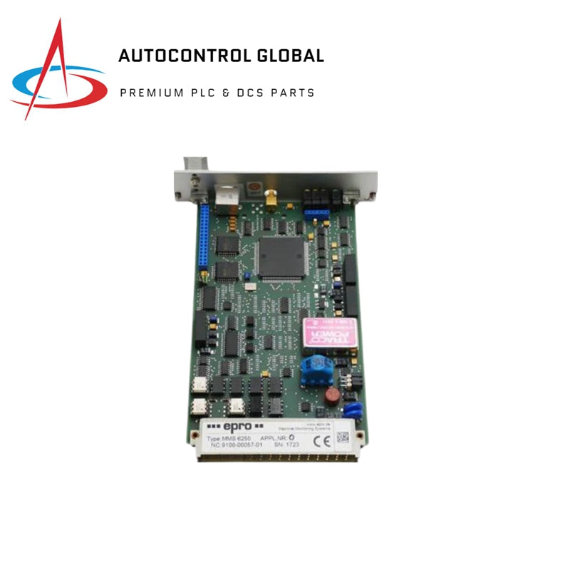 Emerson EPRO MMS6250 Dual Channel Measuring Amplifier for Inductive Di ...