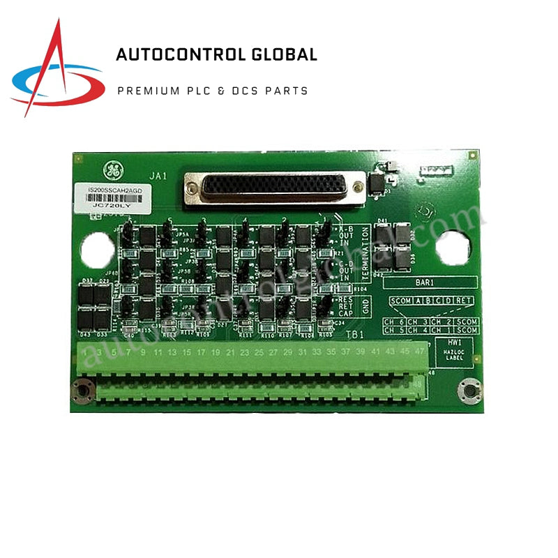 IS200SSCAH2AGD GE Сериялық Байланыс I/O Терминалдық Плата